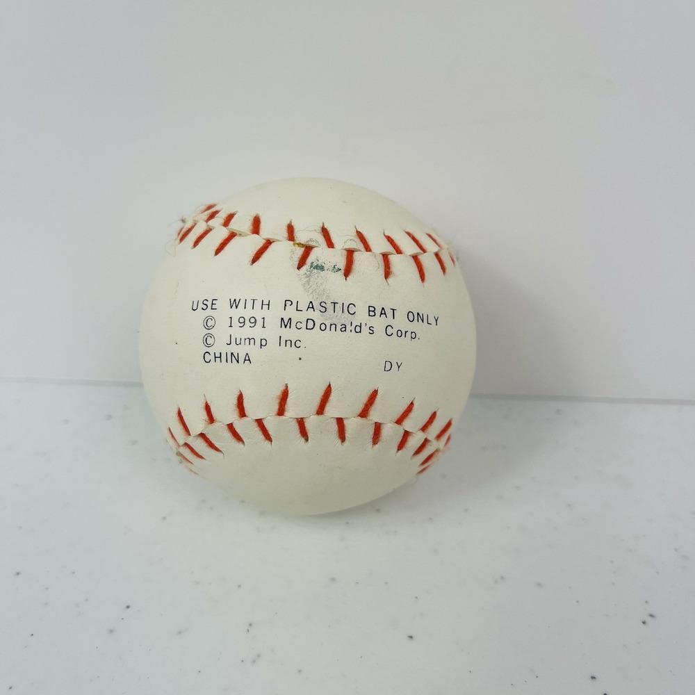 McDonalds 1991 Michael Jordans Fitness Fun Challenge Baseball - Picture 4 of 6